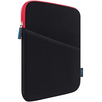 Afbeelding van Lacdo Tablet Sleeve Beschermhoes Tas voor 8.3 inch New iPad Mini 6, 7.9 5 4 3 2, 8 Samsung Galaxy Tab S2, 8&quot; Lenovo M8, 8.7&quot; A9 Schokbestendig, Rood Zwart