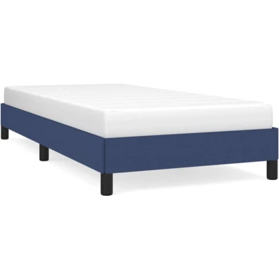 Afbeelding van Bedframe stof blauw 90x190 cm