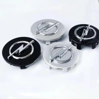 Afbeelding van 4 Stuks Auto Naafdoppen Voor Opel Astra K 2015 2019 58mm 64mm,Hub Center Vervanging Deel Stofdicht Waterdicht Slijtvast Antiroest Naafdop Styling Accessoires,58mm Black