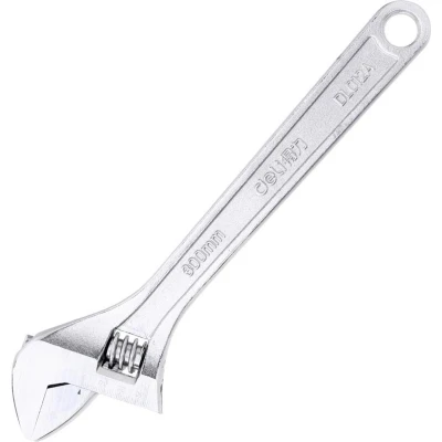 Afbeelding van Verstelbare steeksleutel 12&quot; Deli Tools EDL012A (zilver)