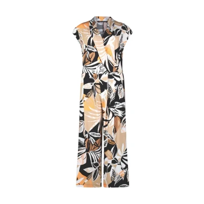 Afbeelding van Betty Barclay MIT Eingrifftaschen Jumpsuit, Dames, Maat: 36, Schwarz braun