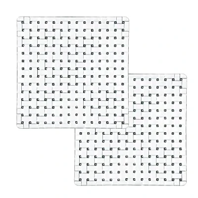 Afbeelding van Bord Nachtmann Bossa Nova Vierkant 21 cm (2 delig)