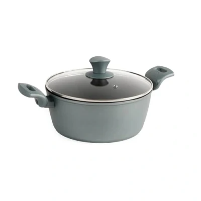 Afbeelding van Progress BW09802GWK Shimmer Collection Stockpot With Lid, 7 X Tougher Non Stick Coating, Metal Utensil &amp; Dishwasher Safe, Suitable For Induction Hobs, Forged Aluminium, Soft Touch Handles, 24 cm