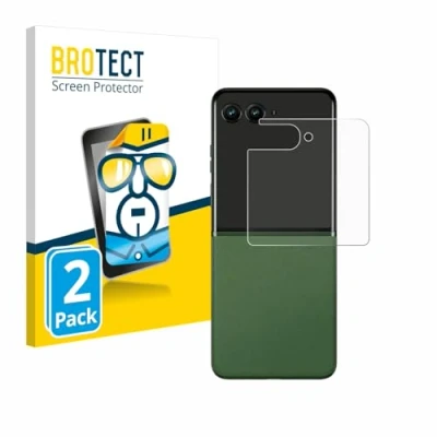Afbeelding van BROTECT (2 Stuks) Schermbeschermer voor Motorola Razr 50 (Achterdisplay) Screen Protector Transparant
