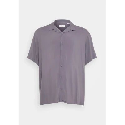 Afbeelding van Jack &amp; Jones Jjejeff Solid Resort Shirt Overhemd, Heren, Maat: 6XL, Castlerock