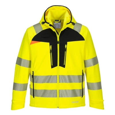 Afbeelding van DX4 Hi Vis Softshell (3L) maat 4XL, Yellow/Black