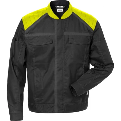 Afbeelding van Werkjas 4555 STFP Geel/zwart, Maat S