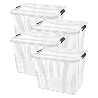 Afbeelding van Siena Home Opbergdoos, 55 l, set van 4 Anzio