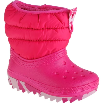Afbeelding van Snowboot Crocs Toddler Classic Neo Puff Boot Candy Pink Schoenmaat 25 26