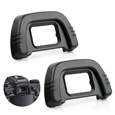 Afbeelding van Fotover Oogschelp Oculair Zoeker voor Nikon D7000 D750 D610 D600 D300 D200 D100 D90 D80 D70 D70s Camera&#039;s Vervangt DK 21 (2 stuks)