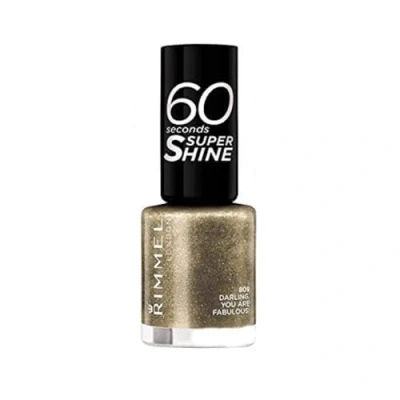 Afbeelding van 3x Rimmel Nagellak 60 Seconds SuperShine 809 Darling, You Are Fabulous! 8 ml