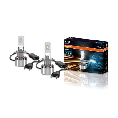 Afbeelding van H7 koplamp set Osram daglichtwit 6000K 18 Watt &amp; 1750 Lm/stuk 12V 24V DC Offroad