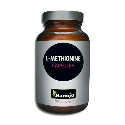 Afbeelding van Hanoju L methionine, 90 Veg. capsules
