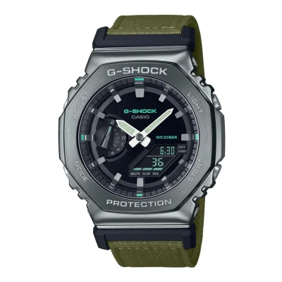 Afbeelding van Casio G Shock GM 2100CB 3AER Digitaal horloge Grijs