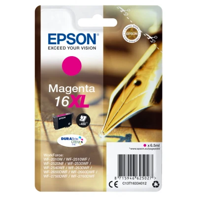 Afbeelding van Epson 16XL (C13T16334012) Inktcartridge Magenta Hoge capaciteit