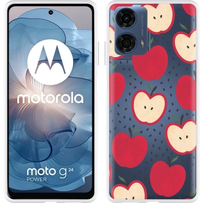 Afbeelding van Cazy Hoesje geschikt voor Motorola Moto G04/G04s/G24/G24 Power Appels