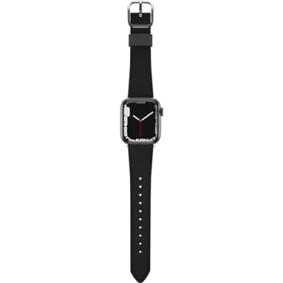 Afbeelding van OtterBox Apple Watch Symmetry cactus leren bandje geschikt voor in de maat 38 40 41mm (zwart)