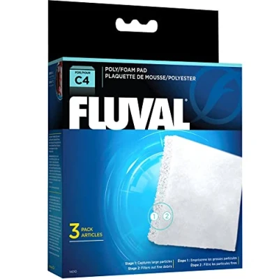 Afbeelding van Fluval C clip on filterschuim, Poly cartridge 3 pack