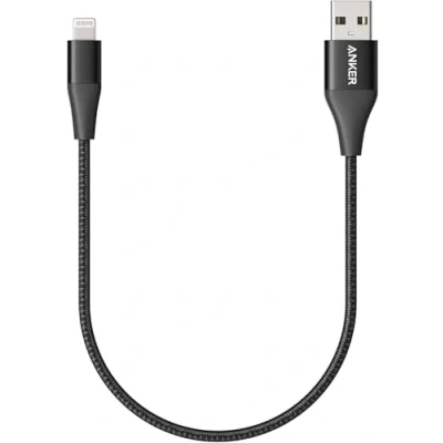 Afbeelding van Anker Powerline+ II iPhone kabel, 0,3 m, Lightning nylon, MFi gecertificeerd, 100% compatibel met de X, 8, 8 Plus, 7, 7 6s, 6, 6 iPad en meer