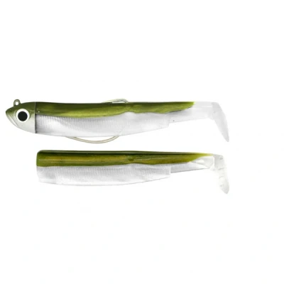 Afbeelding van Fiiish Black Minnow Combo Off Shore No.2 (9cm) 10gr Khaki (1pc) incl. extra body Shad