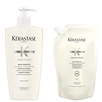 Afbeelding van Kérastase Densifique Bain Densité Shampoo 500 ml + Refill Voordeelset