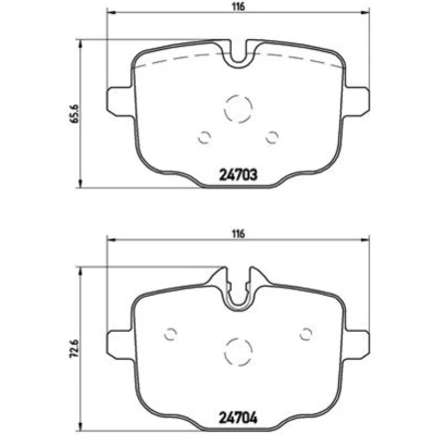 Afbeelding van Brembo Remblokset P 06 061