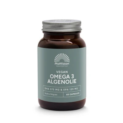 Afbeelding van Mattisson HealthStyle Vegan Omega 3 Algenolie