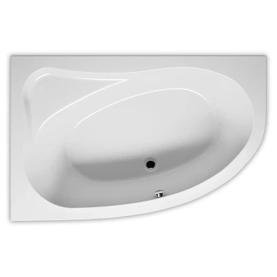 Afbeelding van RIHO Lyra ligbad 140x90cm Hoekopstelling Links Wit glans