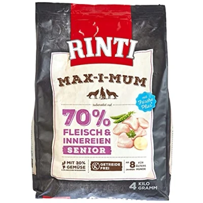 Afbeelding van RINTI Max i mum Senior Kip Hondenvoer 4 kg