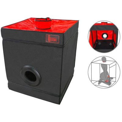Afbeelding van Secret Dome Discrete Belevingscabine voor Intieme Avonden Zwart/Rood BDSM Sextoys Koppels Erotische