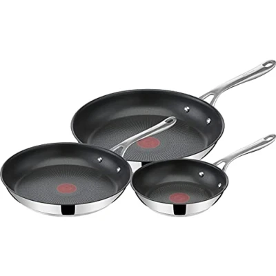 Afbeelding van Tefal Jamie Oliver Cooks Direct On pannenset 3 stuks