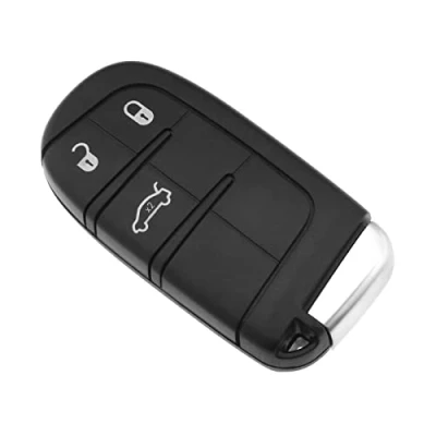 Afbeelding van SG Store 3 Knop Afstandsbediening Sleutel Shell Vervanging Compatibel met Fiat 500X Jeep Renegade Kompas Smart Key Case
