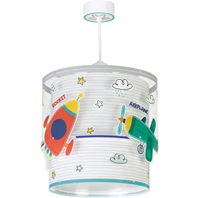 Afbeelding van Dalber Kinderplafondlamp baby reizen auto&#039;s en vliegtuigen