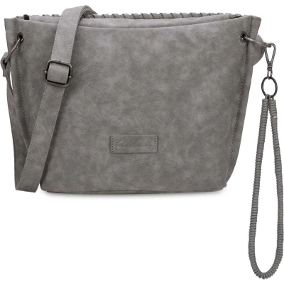 Afbeelding van Fritzi aus Preußen Schoudertas Luke03 Root Crossbody Bag Grey Grijs