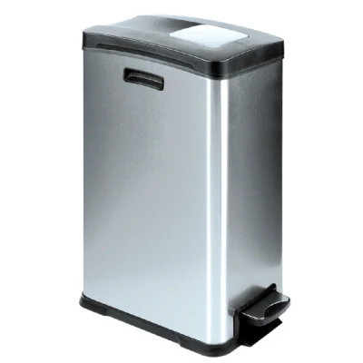 Afbeelding van Eko Rejoice Step Bin 30 liter mat RVS