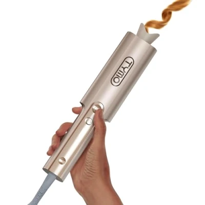 Afbeelding van Automatisch Krultang Grote Krullen 25mm Beach Waves voor Lang Haar TYMO Curlpro Plus Krulstang Anti Verbranding Snel Verwarmend Goud Dubbele Spanning