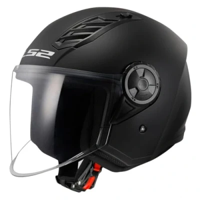 Afbeelding van LS2, AIRFLOW II SOLID motorhelm mat zwart, XL