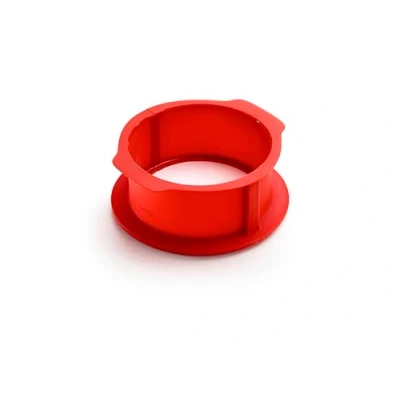 Afbeelding van LEKUE 100% Silicone Bakvorm Charlotte Duo Ø 18cm H 9.9cm Rood