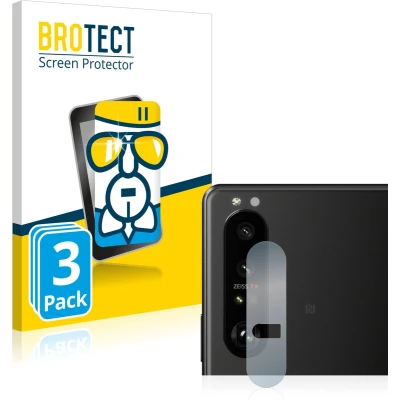 Afbeelding van BROTECT Screenprotector voor Sony Xperia 1 III (ALLEEN Camera Lens) Folie Beschermfolie Beschermglas transparant (3 Stuks)