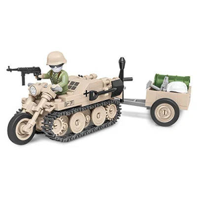 Afbeelding van COBI WWII SD.KFZ. 2 Ketten krad HK 101 Constructiespeelgoed Bouwpakket Modelbouw