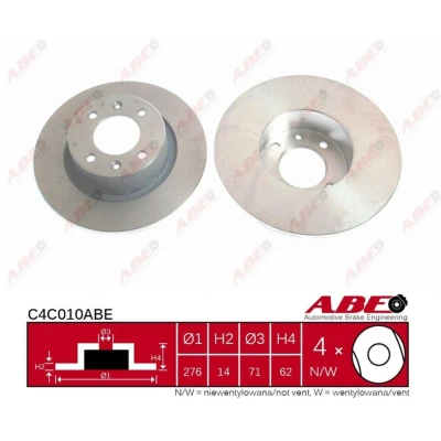 Afbeelding van ABE Remschijven C4C010ABE