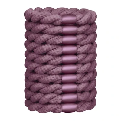 Afbeelding van JessLab Haar Elastieken voor Vrouwen, Duurzame Elastische Twist Touwbanden, Zachte Geen Beschadiging Haaraccessoires Alle Haartypes, Purper