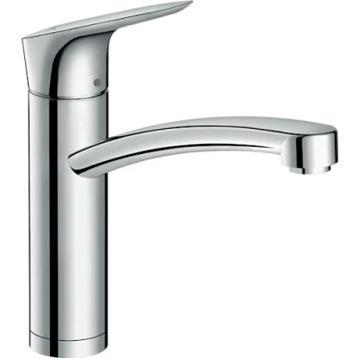 Afbeelding van Hansgrohe Logis keukenmengkraan ComfortZone 160 eengreeps voor plaatsing raam draaibereik 360 graden chroom