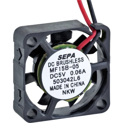 Afbeelding van SEPA MF15B05 Axiaalventilator 5 V/DC 0.7 m3/h (l x b h) 15 4.5 mm