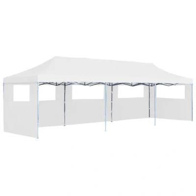 Afbeelding van Partytent pop up met 5 zijwanden 3x9 m wit
