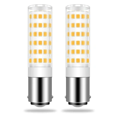 Afbeelding van B15d 6W LED lamp Dimbaar Vervangt 50W 60W Warm wit 570 Lumen 220V 230V 3000K Slaapkamer Wandlamp Woonkamer Kroonluchter Naaimachine Lampen 2 stuks