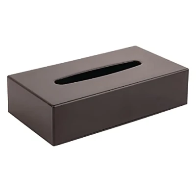 Afbeelding van Zwarte rechthoekige tissue box