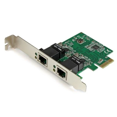 Afbeelding van StarTech.com 2 poorts gigabit PCI Express server netwerk adapter kaart PCIe NIC