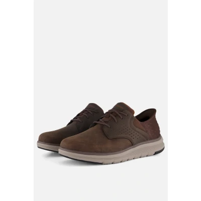 Afbeelding van Skechers Slip Ins: Orell Yates, Mannen, Bruin, Sneakers, maat: 45