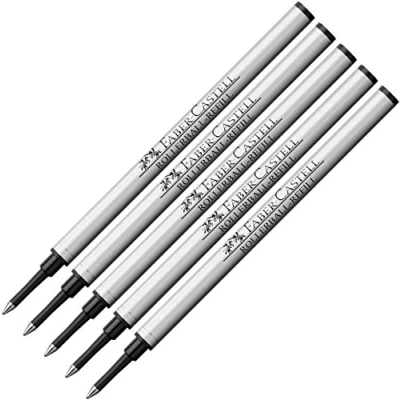 Afbeelding van Faber Castell 148712 Vulling Balpen Basic (5 pack, zwart)